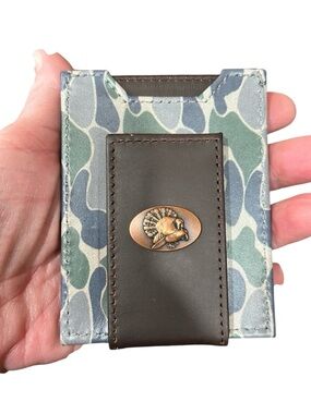 Zep-Pro Men's Magnetic Wallet Camo Turkey Metal Concho Gorpcore Hunting Retro
C2